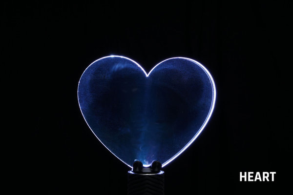 Light Painting Blade Heart Emoji für RGB Critter